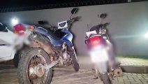 Três homens são detidos e duas motos furtadas recuperadas no Cascavel Velho