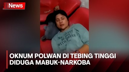 Viral! Oknum Polwan di Tebing Tinggi Diduga Konsumsi Alkohol-Narkoba