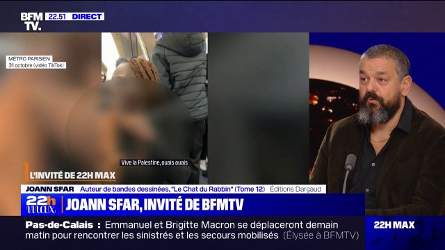 Chants antisémites dans le métro: C'est une violence malheureusement banale , pour l'auteur de bandes dessinées Joann Sfar