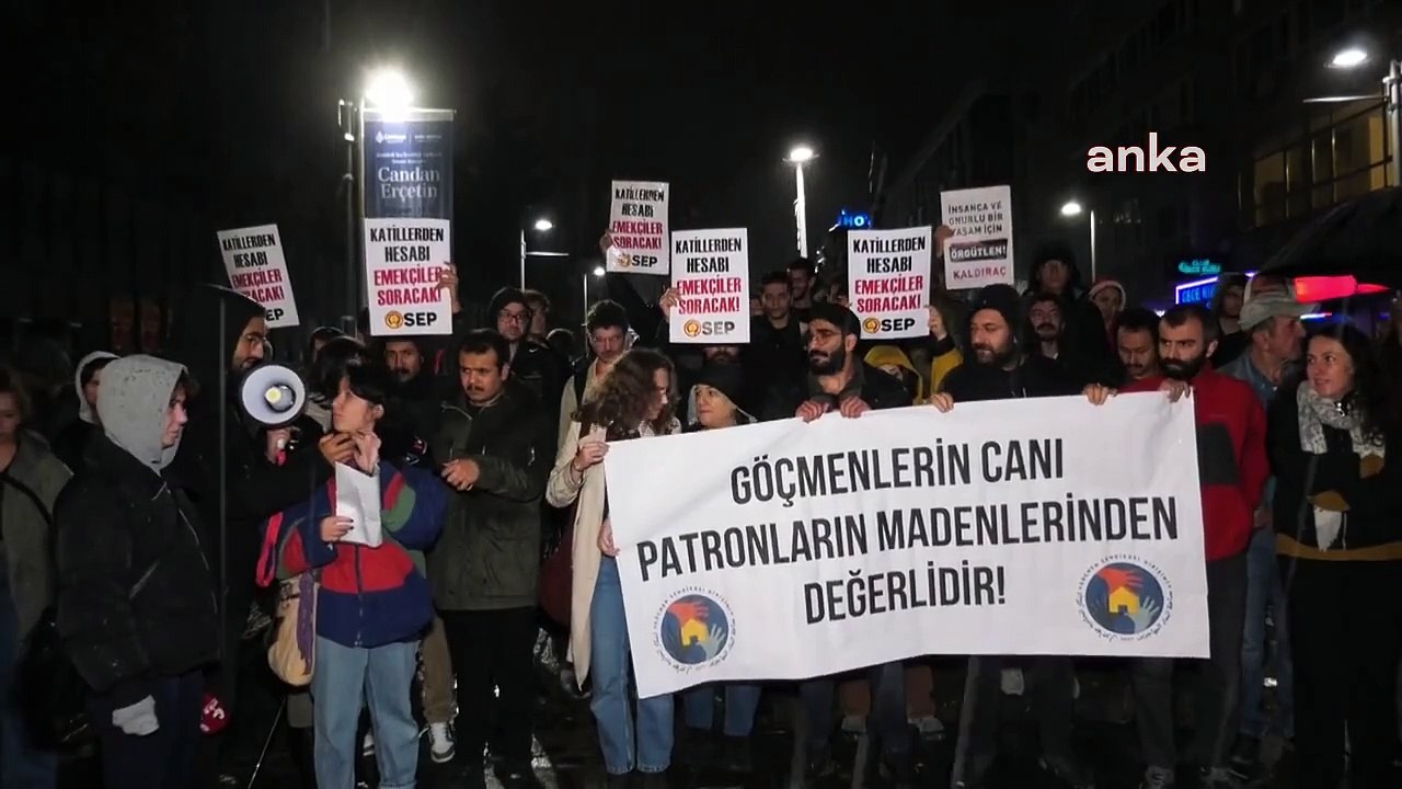 Göçmen Sendikası Girişimi ve Sol Örgütler, Zonguldak'ta Göçmen İşçinin Öldürülmesini Protesto Etti: "Patronlar İçin İşçi Yaşamı, Ödenmesi Gereken...