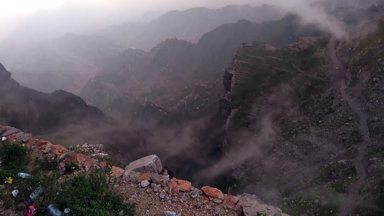منظر رائع في اليمن - المحويت ٢٠22 Nice view of the city of Al Mahwayt in Yemen 2022