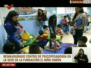 Caracas | Reinauguran Centro de Psicopedagogía en la Fundación el Niño Simón