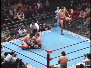 Giant Baba & Stan Hansen vs. Kenta Kobashi & Mitsuharu Misawa (March 5, 1994)