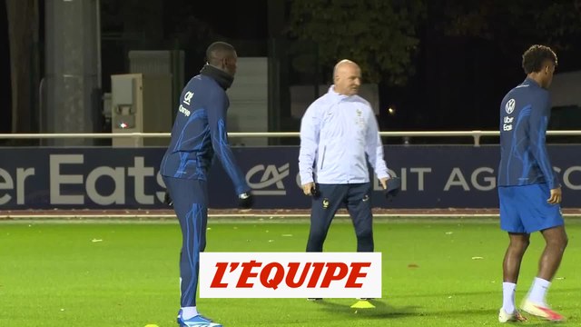 L'entraînement des Bleus de ce premier jour de rassemblement - Foot - Bleus