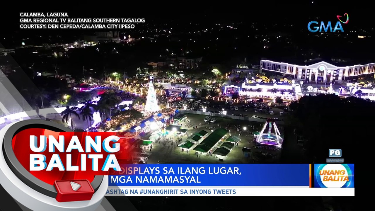 Christmas displays sa ilang lugar, patok sa mga namamasyal | UB