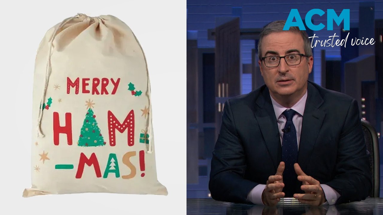 Kmart's "Merry Ham-mas" products roasted by John Oliver