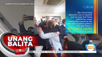 Simula na raw ng pagpapawalang sala kay dating Sen. Leila De Lima ang pagpayag ng Muntinlupa Regional Trial Court na siya'y makapagpiyansa | UB