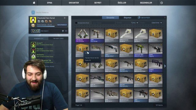 Youtuberlarla Eldiven Kasası Açıyoruz !!! - Csgo Kasa Açılışı