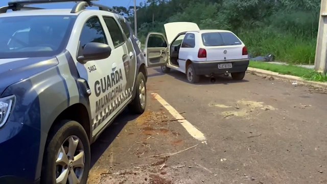 Carro utilizado em crimes na região e pistola são apreendidos após perseguição