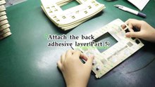 Attach the back adhesive layer（Part 5）