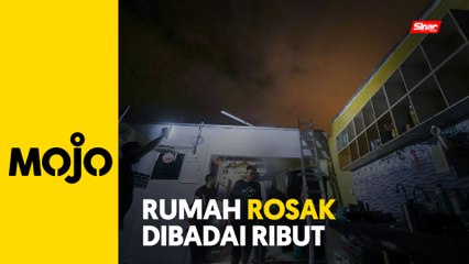 Download Video: Lebih 40 rumah penduduk terjejas akibat ribut