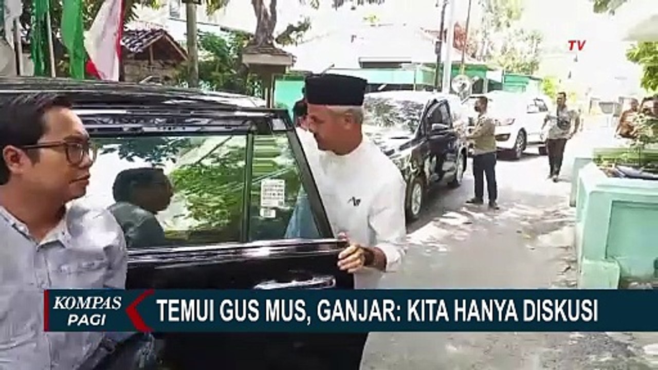 Temui Gus Mus di Kediamannya Selama 1 Jam, Ganjar: Kita Hanya Diskusi