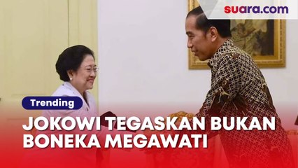 Pakai Kemeja Kotak-kotak, Jokowi Tegaskan Bukan Boneka Megawati: Kalau Lama Ngikut, Tahu Siapa Saya