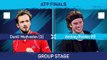 Medvedev beats Rublev in ATP Finals opener