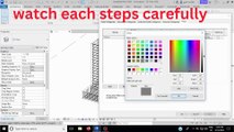 How to Apply the color on Rebar in Revit | Revit 2023 |