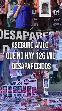 Afirma el Presidente Andrés Manuel López Obrador que las cifras proporcionadas por la Comisión de Búsqueda de Personas Desaparecidas no es real, por lo que en un mes dará a conocer el resultado real #TuNotiReel