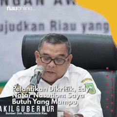 Edy Natar Nasution Kritik Pelantikan, Cari Kandidat yang Kompeten 💼