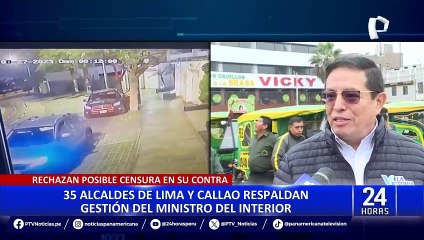 Vicente Romero: 35 alcaldes de Lima y Callao respaldan al ministro del Interior