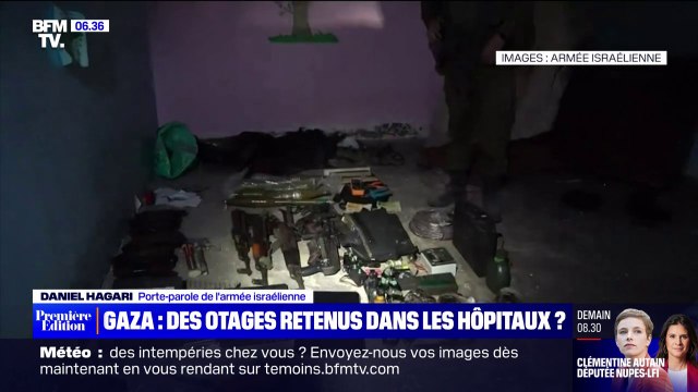 Gaza: dans une vidéo, l'armée israélienne affirme avoir la preuve que des otages du Hamas ont été détenus dans un hôpital