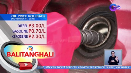 Ilang jeepney driver at delivery rider, natuwa sa bagong rollback sa presyo ng diesel at gasolina | BT