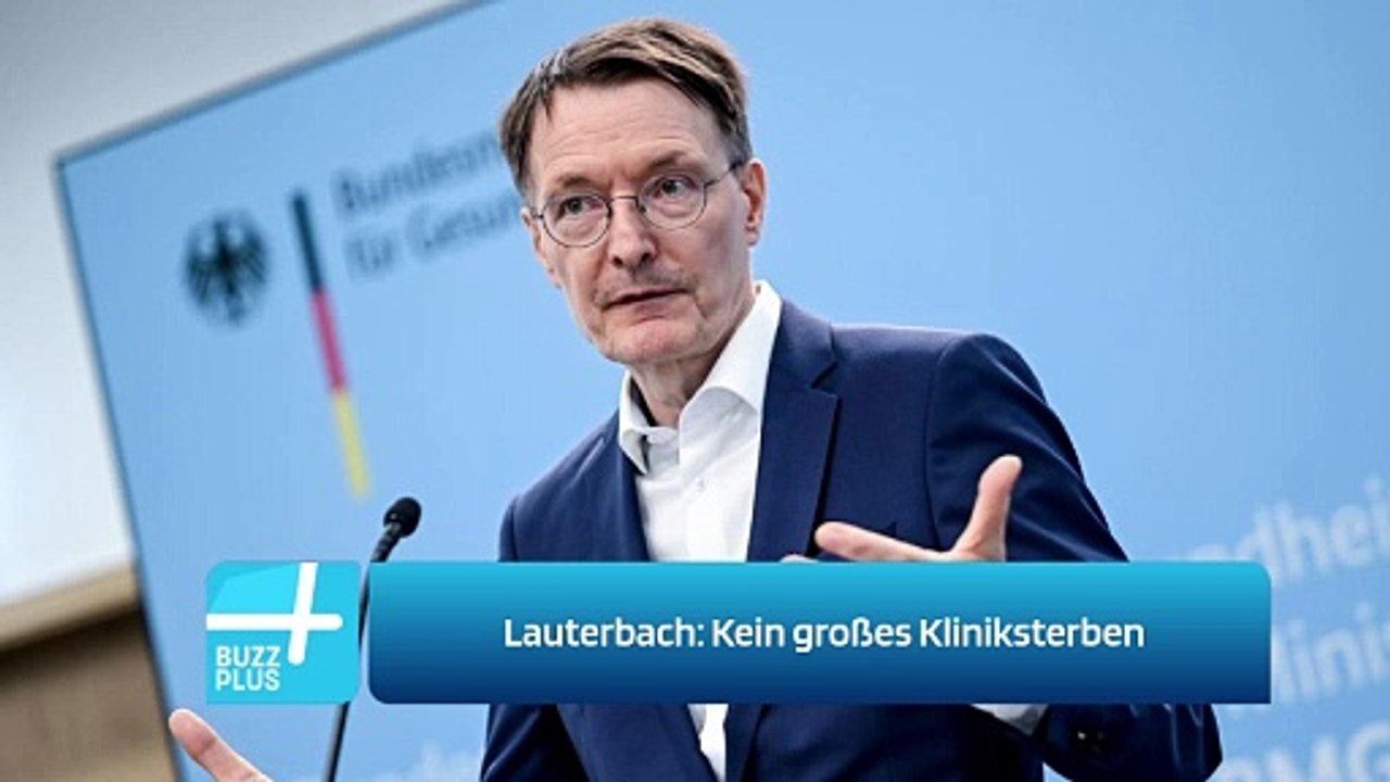 Lauterbach: Kein großes Kliniksterben