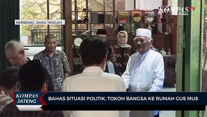 Bahas Situasi Politik, Tokoh Bangsa ke Rumah Gus Mus