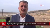 Reyhanlı'da kurulan 4 megawattlık güneş enerjisi elektrik santrali