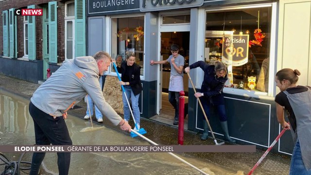 Un boulanger qui a tout perdu après de fortes inondations dans le Pas-de-Calais