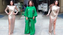 Malaika Arora का फिल्मिस्तान स्टूडियो के बाहर दिखा Glamorous Look, Farah Khan भी आई नजर