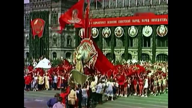 Всесоюзный парад физкультурников. 1945 год