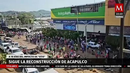 Acapulco avanza en su proceso de reconstrucción post emergencia