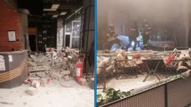 Erzurum'da alışveriş merkezindeki kafeteryada patlama: 2 yaralı