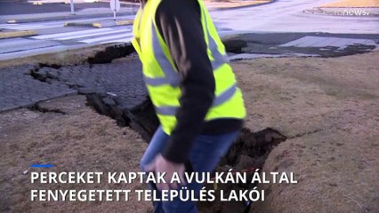 Alig néhány percet kaptak a vulkán által fenyegetett izlandi település lakói