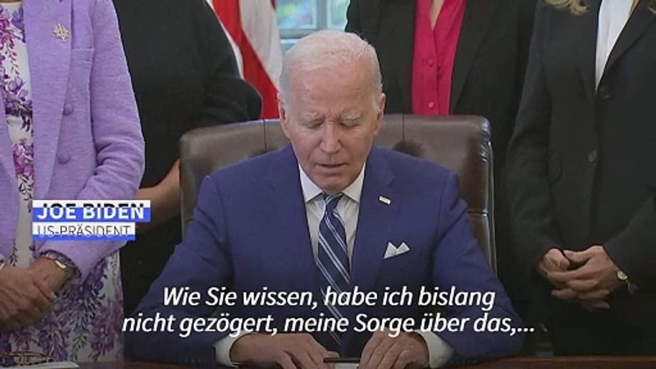 Biden ruft Israel zu Schutz von Al-Schifa-Krankenhaus in Gaza auf