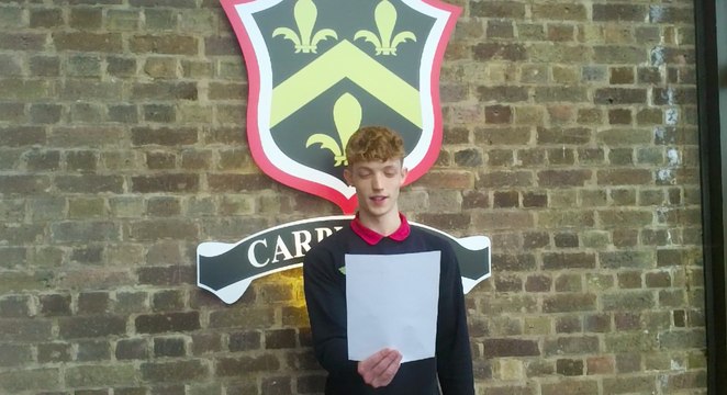 Ben Washington reading In Flanders Fields on Remembrance Day