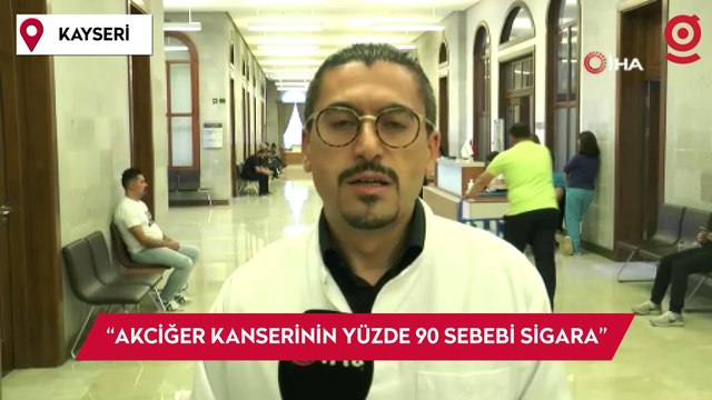 Dr. Ersin Özaslan: “Sigarayı hayattan silersek akciğer kanseri en nadir kanserlerden olur”