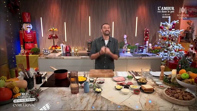 Le générique de Tous en cuisine, menus de fêtes avec Cyril Lignac sur M6