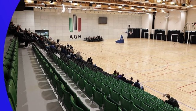 Kraków - otwarcie nowej hali sportowej AGH