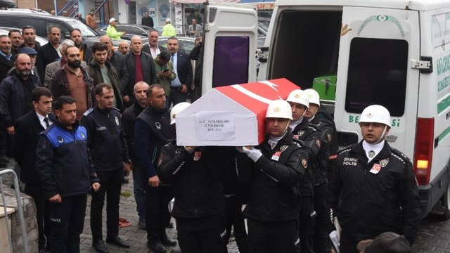 Şehit polis Lütfi Baykar Bitlis’te son yolculuğuna uğurlandı
