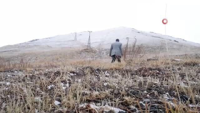 Palandöken'in zirvesi beyaza büründü