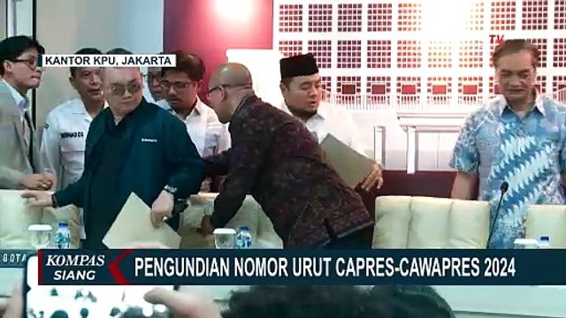 KPU Angkat Bicara soal Jadwal Pengundian Nomor Urut Peserta Pilpres 2024!