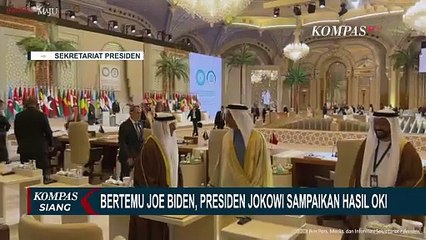 Télécharger la video: Bertemu Joe Biden di Tengah Konflik Israel-Hamas, Jokowi Sampaikan Hasil KTT OKI