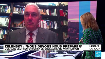 Guerre en Ukraine : "Zelensky redoute la tension sur le réseau électrique"