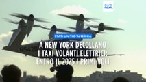A New York decollano i taxi volanti elettrici: entro il 2025 i primi voli