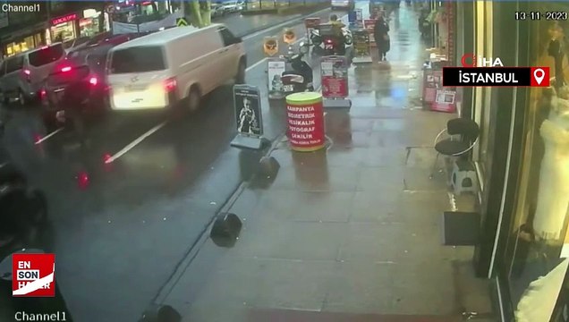 Bayrampaşa’da silahlı saldırı kamerada