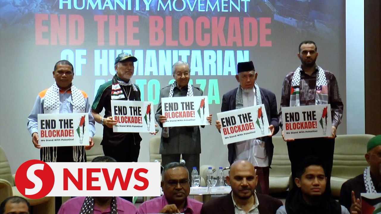 Tun M leads Muslim leaders and NGOs in calling for end to blockade of aid to Gaza