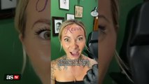 Woman goes viral for tattooing her boyfriend’s name on her face