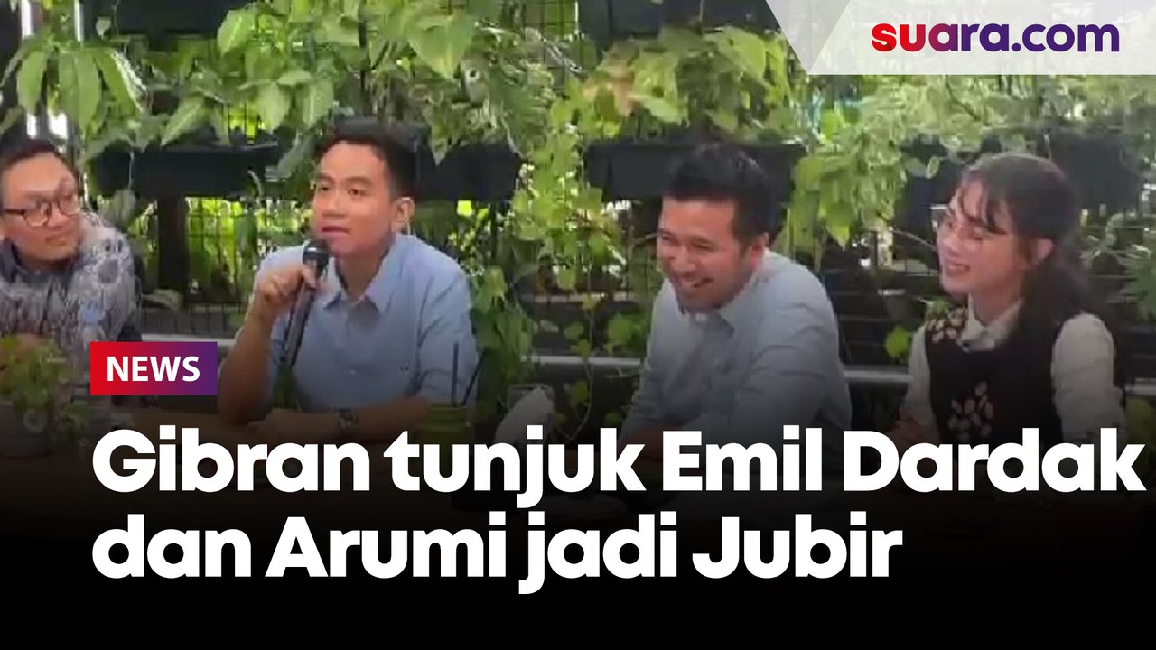 Gibran tunjuk Emil Dardak dan Arumi Bachsin jadi juru bicara