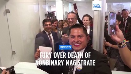 Thousands in Mexico demand justice for LGBTQ+ figure found dead after death threats