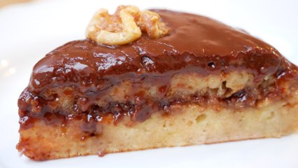 Tarta de chocolate de la abuela sin horno (con el pan del día anterior)